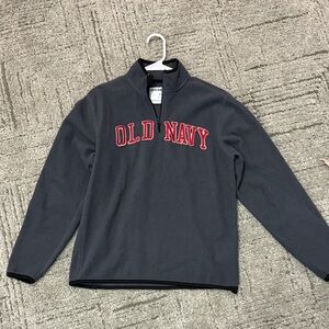 Old Navy Men's Dark Gray Zip-Up Sweater